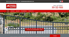 Desktop Screenshot of ironfencemaryland.com